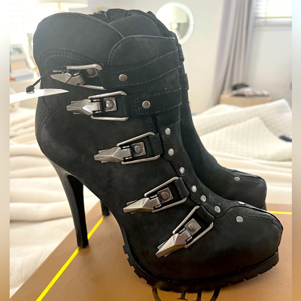 ASH extreme suede heel boots